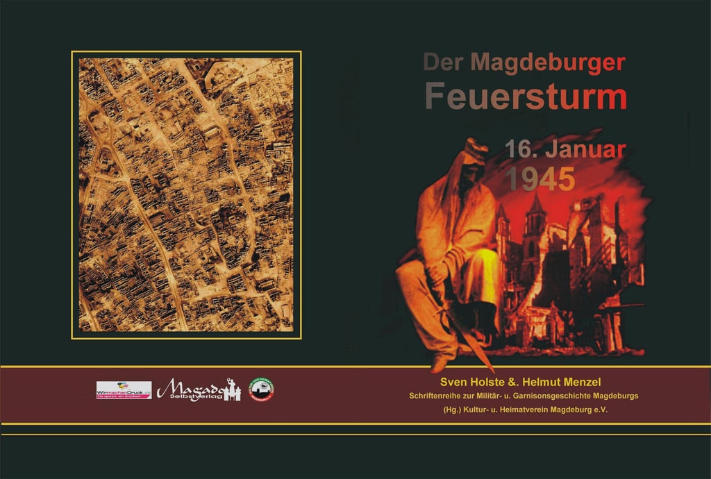 Das Cover des neuen Buches zur Zerstörung Magdeburgs am 16. Januar 1945.