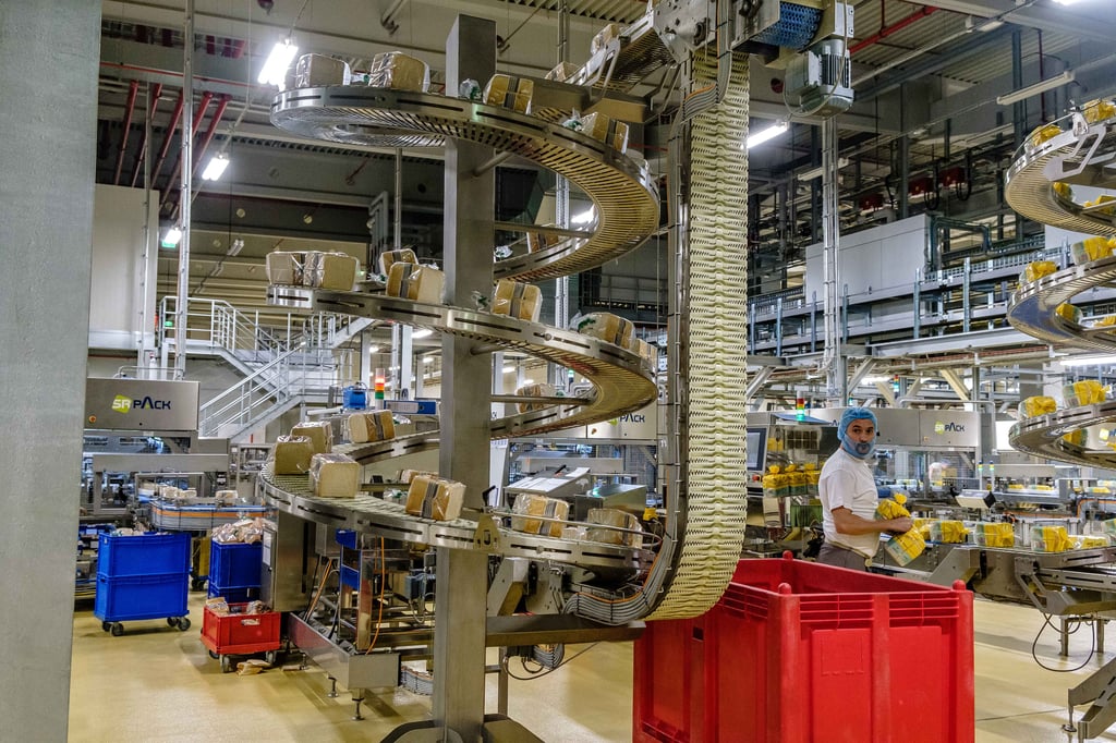 Die Produktion in der Wittenberger Großbäckerei ist stark automatisiert. Jährlich verlassen 336 Millionen Backwaren das Werk.