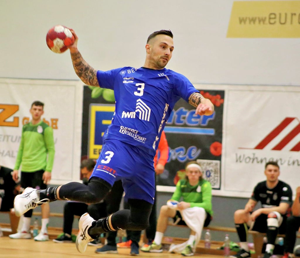 HCB-Kapitän Kenny Dober, hier im Heimspiel gegen Köthen, traf auch in Bad Blankenburg.