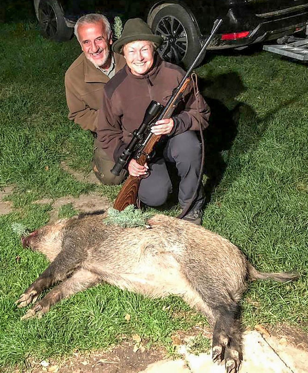 Wolfgang Großkopf geht gern mit seiner Frau Uta Weise-Großkopf auf Jagd, und zwar erfolgreich.