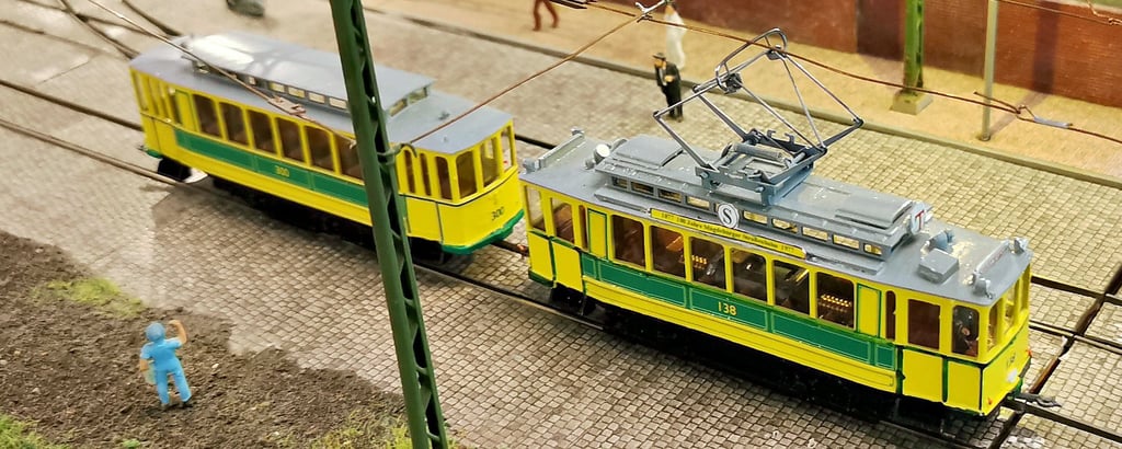 Die Magdeburger Straßenbahnfreunde sind seit Jahren mit ihren Modellbahnen in ganz Deutschland unterwegs.