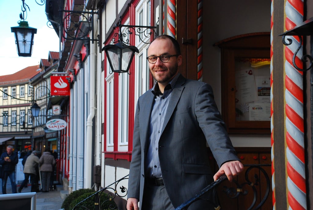Christian Wieland ist der Geschäftsführer vom Weißen Hirsch in Wernigerode.
