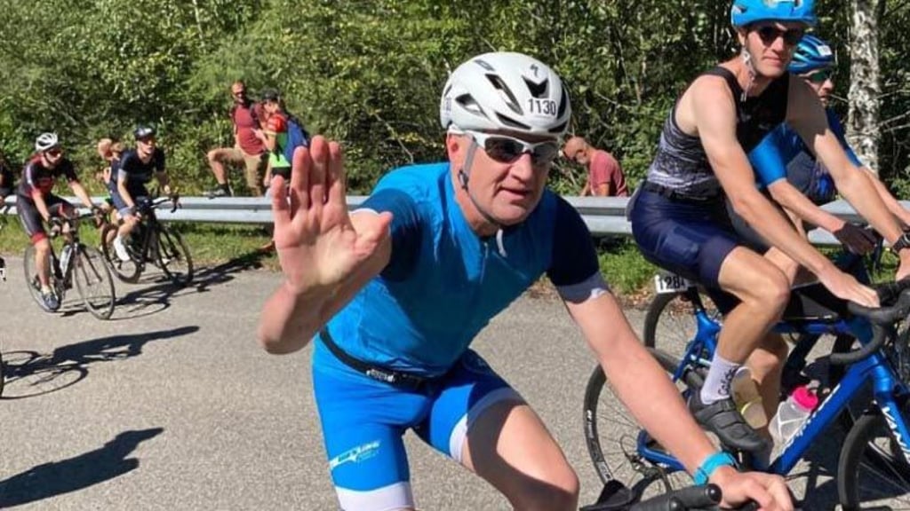 Steffen Fleischer hat die Herausforderung am Alpe d’Huez angenommen.