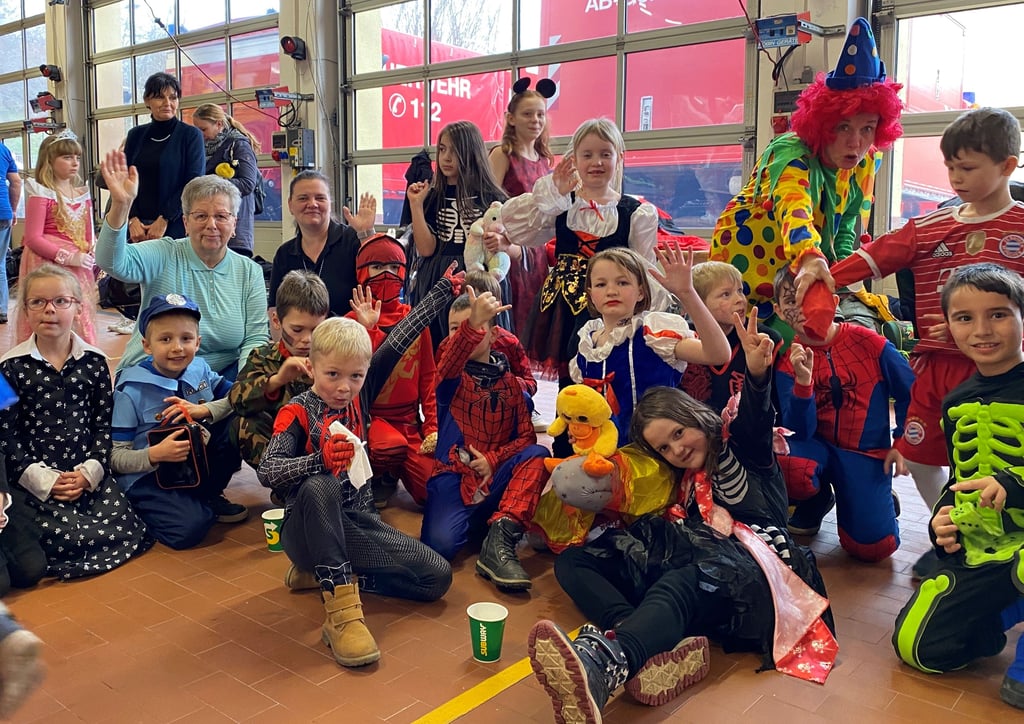 Schnappschuss vom Kinderfasching in Eisleben.