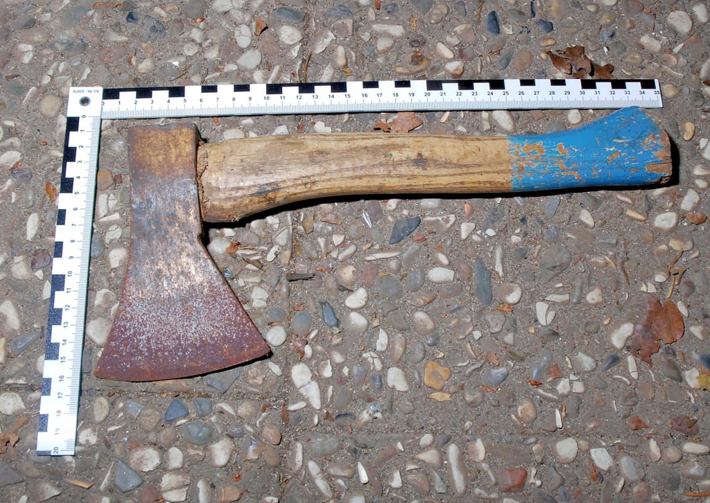 So ähnlich sah das Beil aus, das ein 48-jähriger Mann aus Oschersleben bei sich trug, als er in deTourist-Info in Stendal im Jahr 2020 Geld forderte. Dem Mann wird nun vor dem Landgericht Stendal der Prozess gemacht.