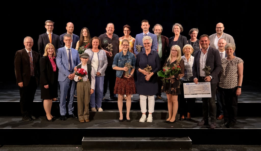 Alle Preisträger, Jurymitglieder und Initiatoren 2022.