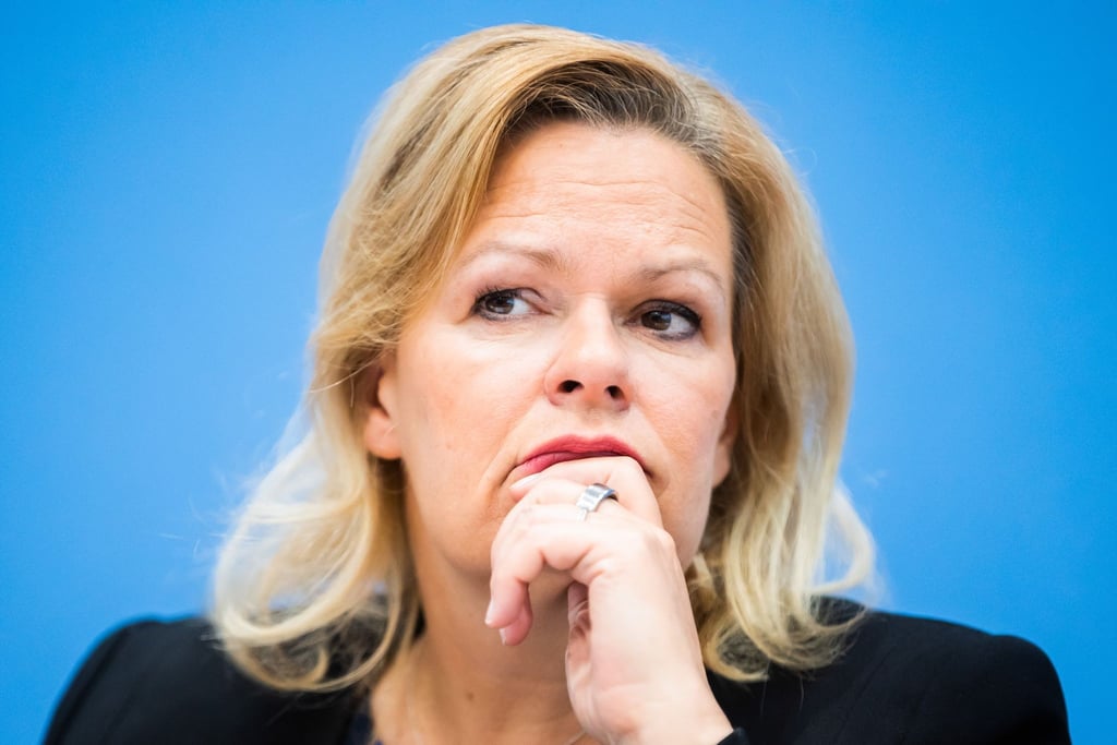 Bundesinnenministerin Nancy Faeser (SPD)