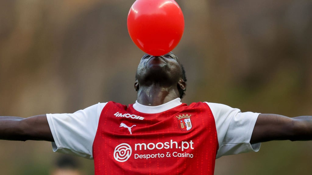 Bruma traf für Braga und jubelte wie Nkunku.