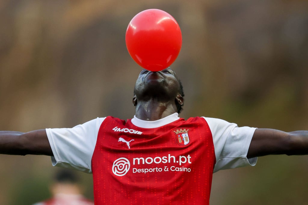 Bruma traf für Braga und jubelte wie Nkunku.