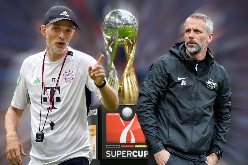 Thomas Tuchel und Marco Rose kämpfen um den Supercup.