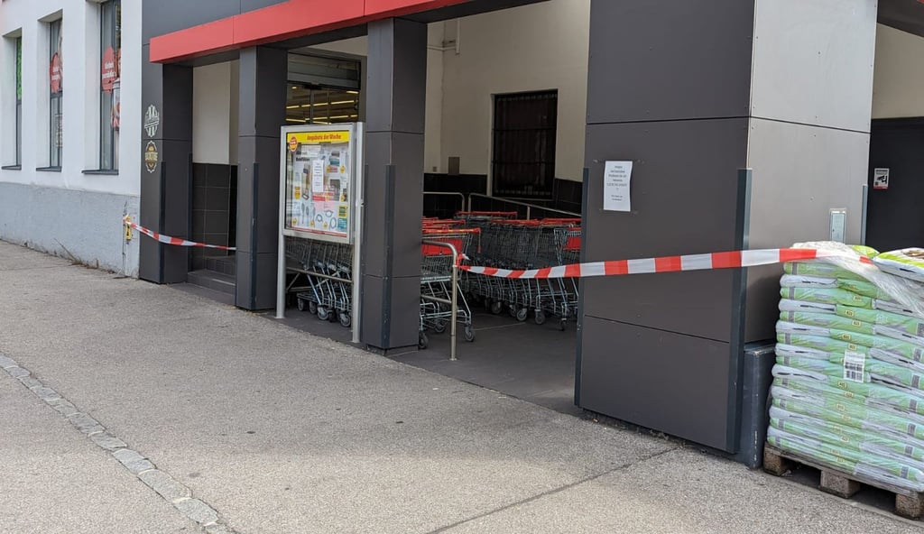 Nach einer Spinnensichtung ist der Supermarkt in Krems an der Donau tagelang geschlossen.