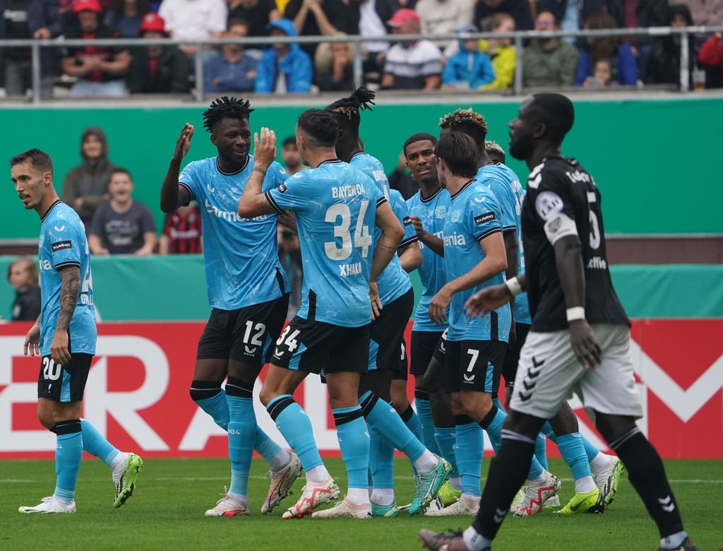 Sein Tor brachte Leverkusen in Führung: Edmond Tapsoba.