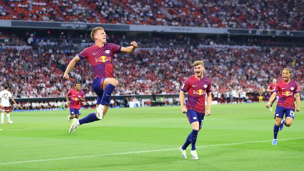 Luftsprünge in München: Dani Olmo