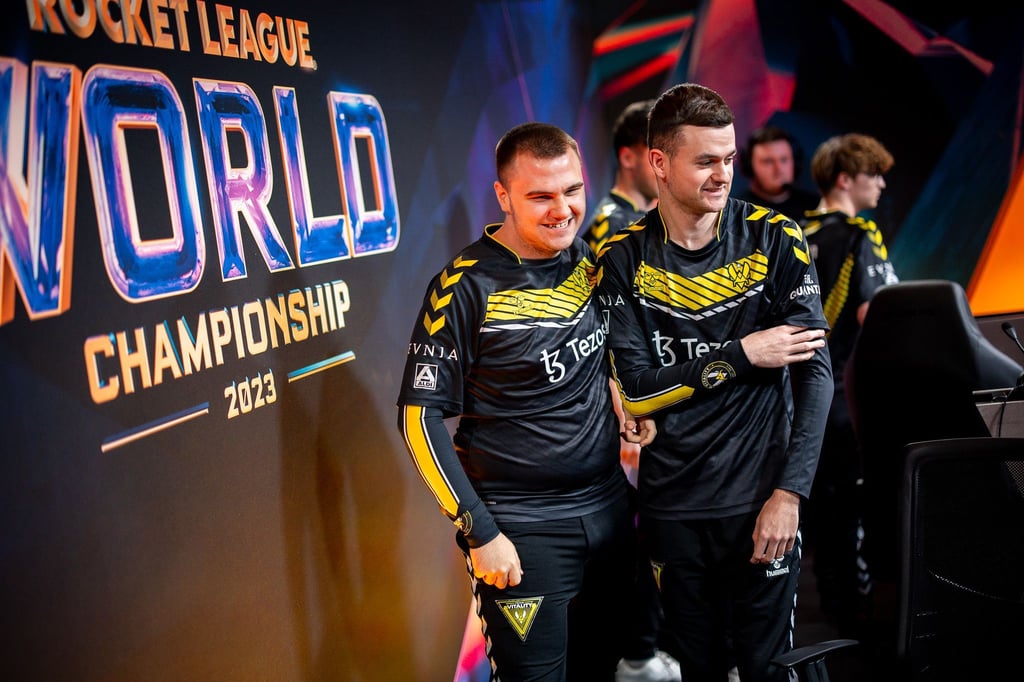 Nach dem 4:0-Sieg gegen BDS wurde Vitality als erstes Rocket-League-Team zweifacher Weltmeister.