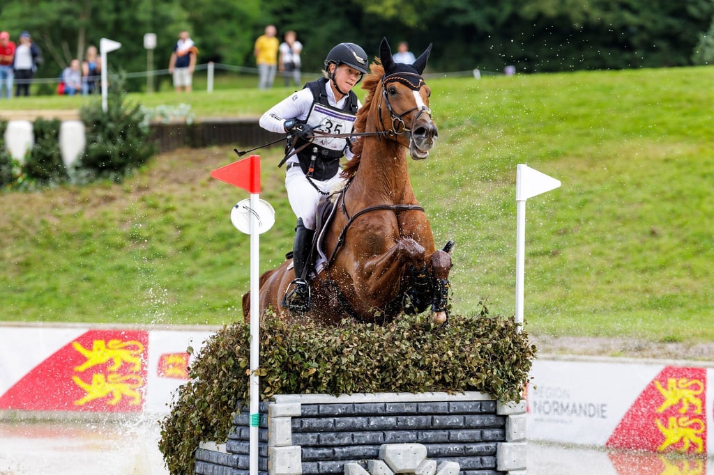 Schnappte sich die Bronzemedaille bei der Vielseitigkeits-EM: Sandra Auffarth.