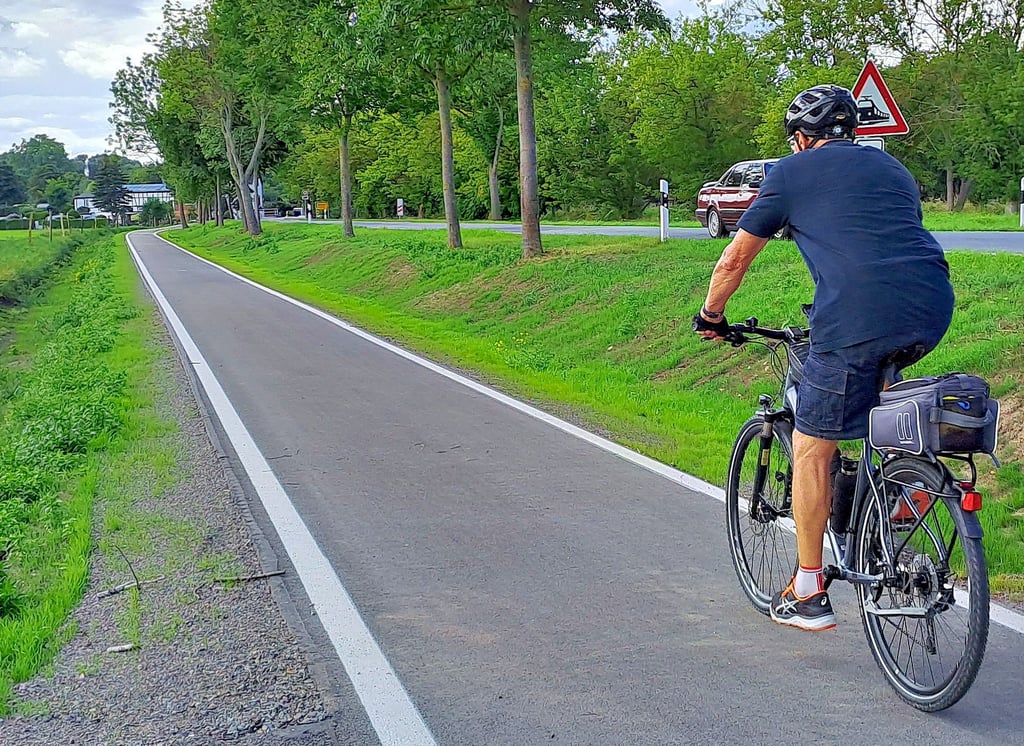 Der neue Radweg in Richtung Nienhagen wird von Touristen und Anwohnern schon gut genutzt.