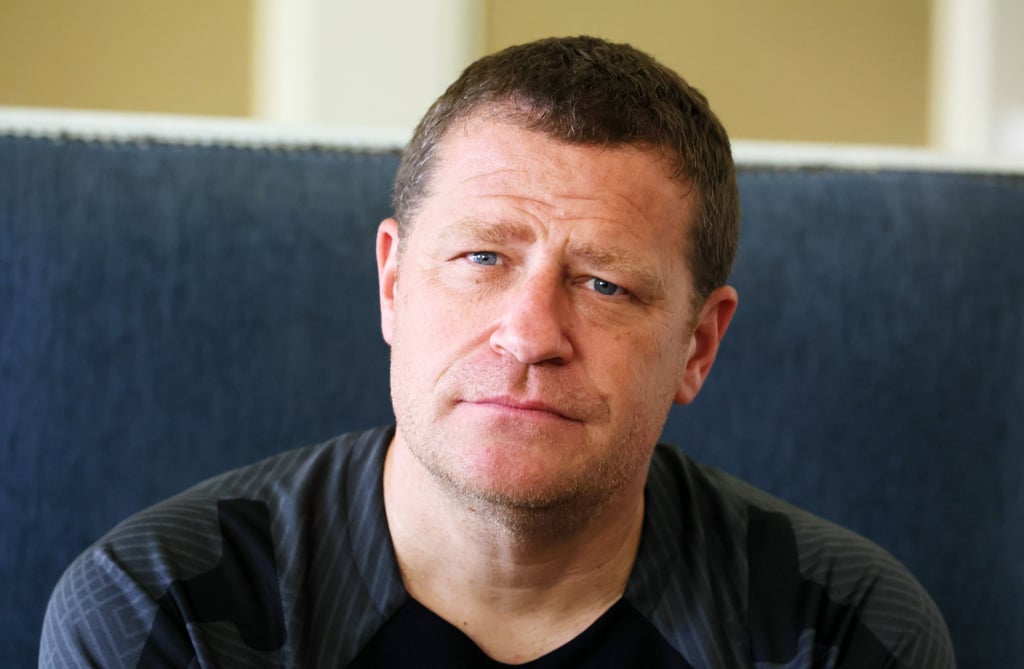 Sportchef Eberl bei einem Interview.
