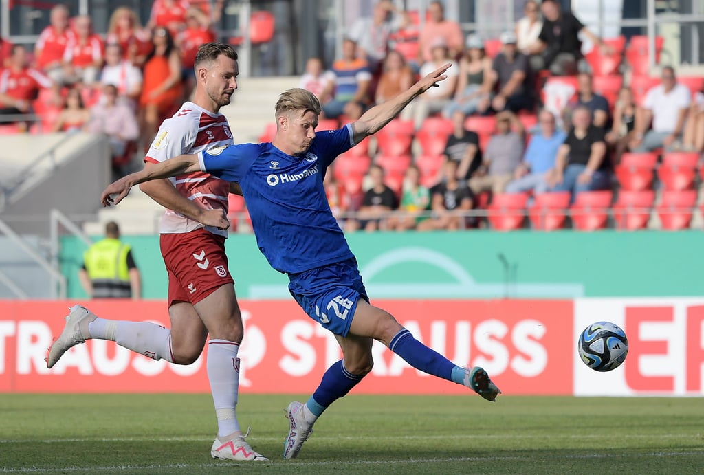 Luca Schuler erzielte den Führungstreffer des 1. FC Magdeburg.
