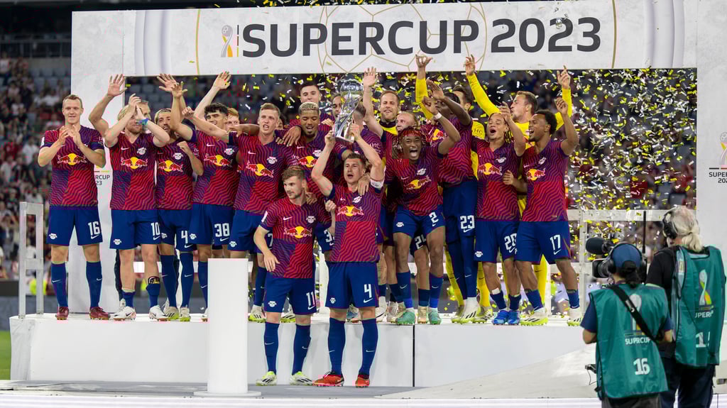 Die junge Mannschaft von RB Leipzig durfte schon einen Titel feiern.