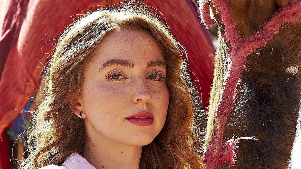 Charlott Josefin Heinze beim Fotoshooting in Marrakesch.