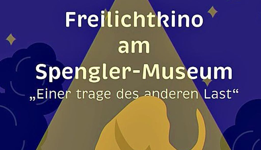 Das Plakat für die Veranstaltung im Spengler-Museum.