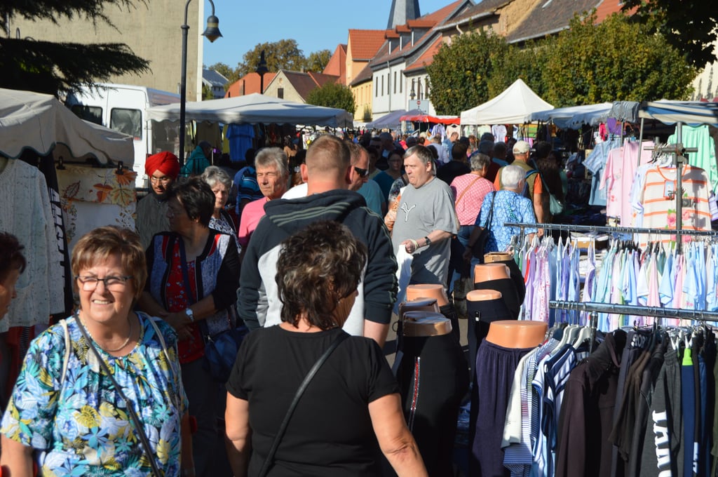 Tausende Besucher werden zum Herbstmarkt dieses Jahr in Hohenmölsen erwartet. Zuletzt gab es immer wieder Probleme mit Parkplätzen.