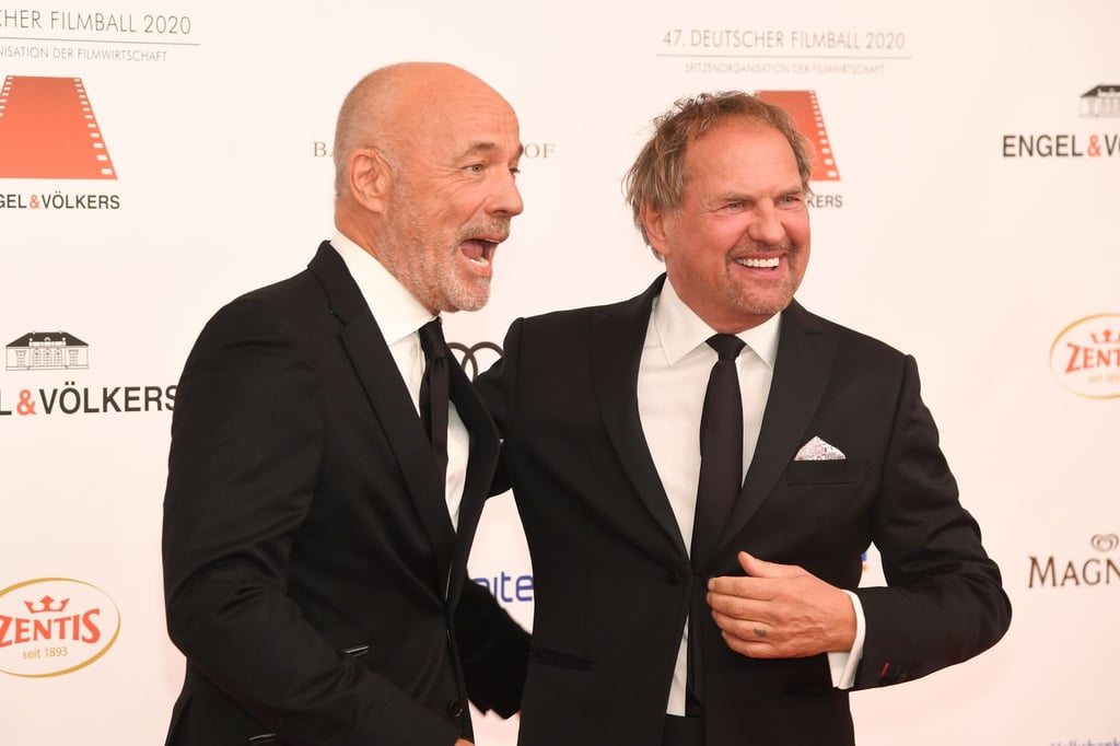 Heiner Lauterbach (l) und Uwe Ochsenknecht treten gegeneinander an.