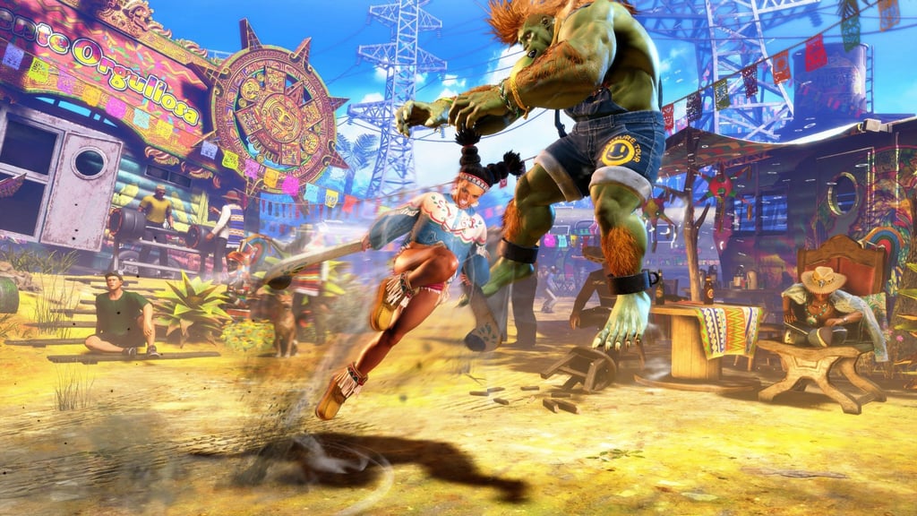 Lily aus Mexiko ist neu in „Street Fighter 6“ - und bekommt es gleich mit dem mutierten Blanka aus Brasilien zu tun.