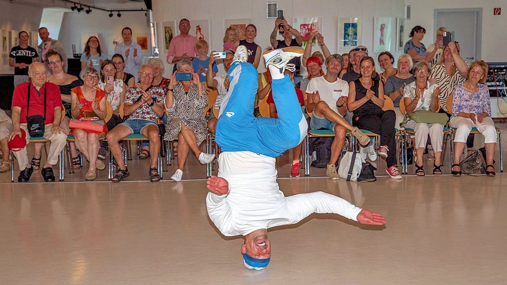 Heiko Hahnewald zeigte zum Abschluss des Workshops noch einmal eindrucksvoll sein Können.