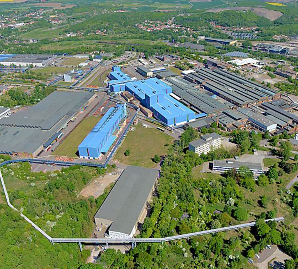 Das Gelände der KME Mansfeld GmbH bei Hettstedt
