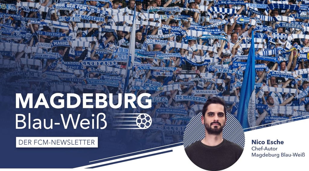 Nico Esche ist Chef-Autor bei Magdeburg Blau-Weiß.