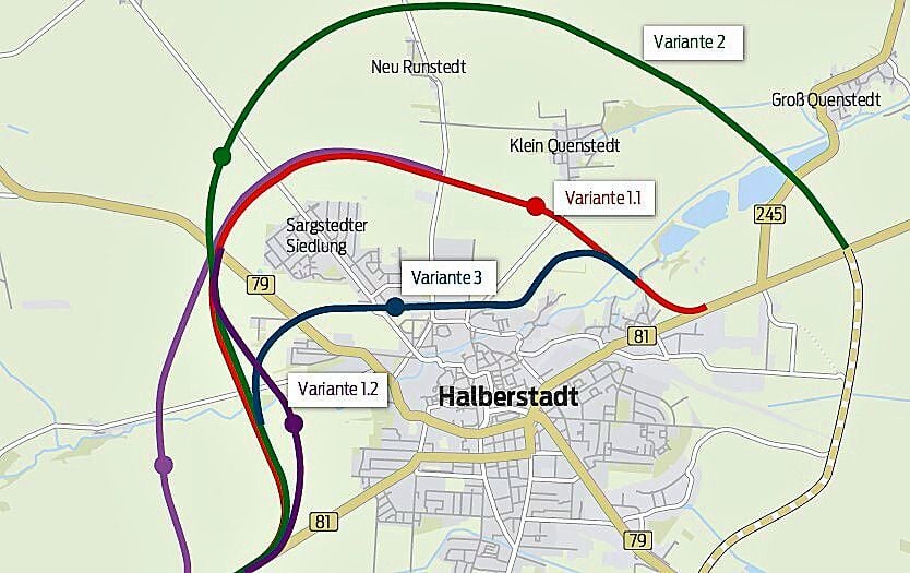 Protest Gegen Variante 3 Ortsumgehung B 81: Halberstadt ...