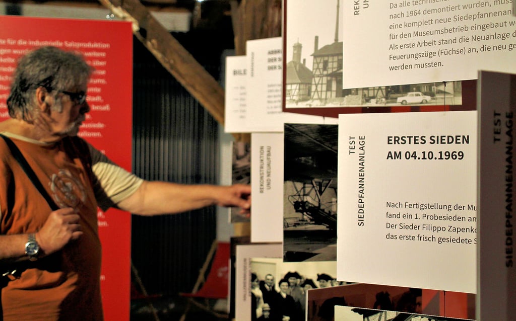Die Ausstellung in der Großsiedehalle Süd ist vor einigen Wochen eröffnet worden. An der Dauerausstellung des Salinemuseums wird noch gearbeitet.