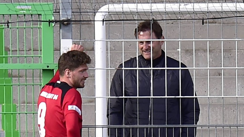 Vater und Sohn: HFC-Neuzugang Patrick Hasenhüttl im Gespräch mit Papa Ralph