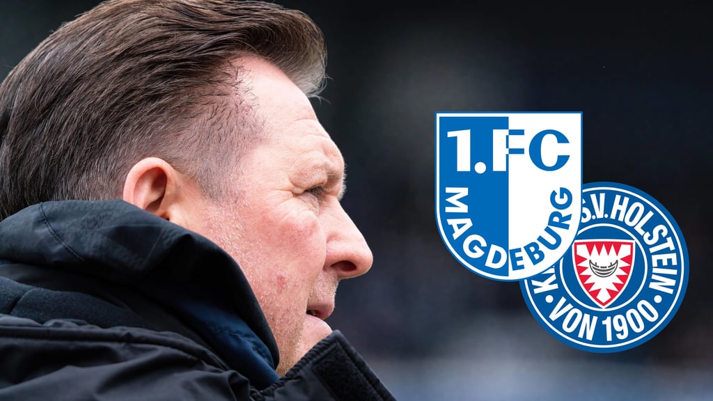 1. FC Magdeburg-Cheftrainer Christian Titz muss mit seiner Elf auswärts gegen Holstein Kiel ran.