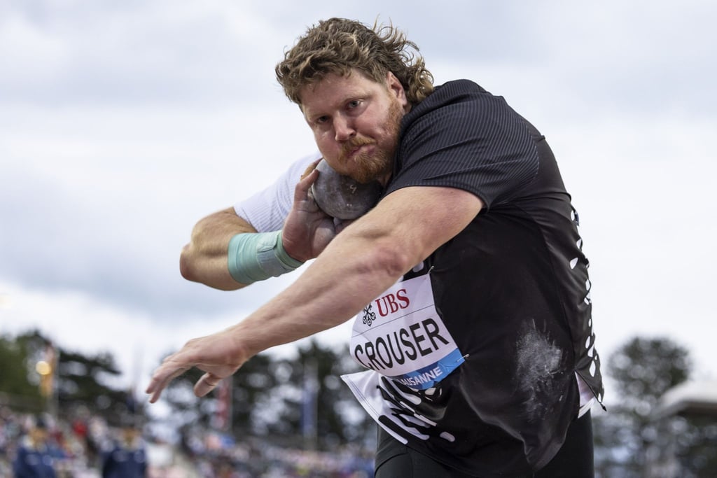 Kugelstoßer Ryan Crouser (hier in der Diamond League) holt bei der WM in Budapest die Goldmedaille.