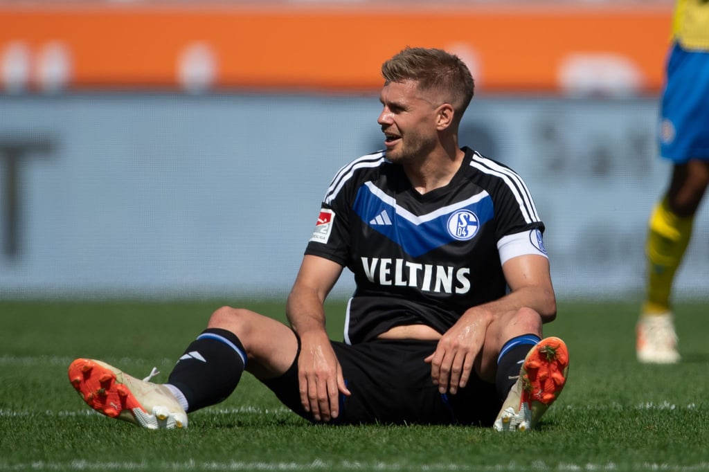 Simon Terodde und seine Schalker mussten sich in Braunschweig geschlagen geben.