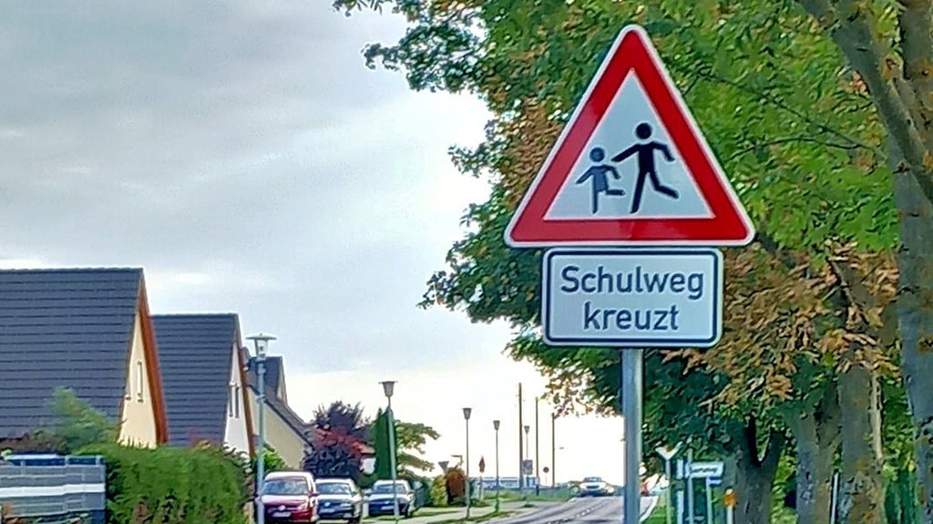 Das Hinweisschild am Ortsausgang nach Barleben.