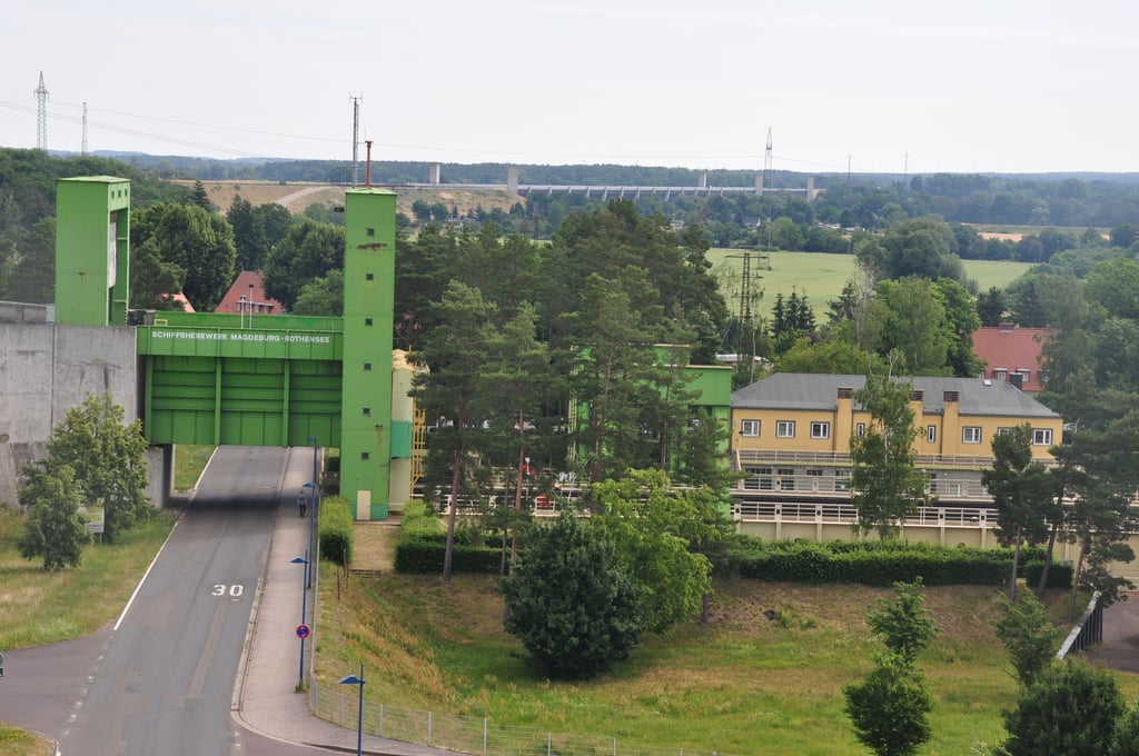 Schiffshebewerk Magdeburg-Rothensee.