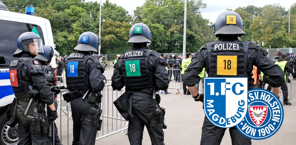 Nach dem Zweitligaspiel des 1. FC Magdeburg gegen Holstein Kiel, soll es zur Randale am Kieler Hauptbahnhof zwischen Polizei und FCM-Fans gekommen sein.