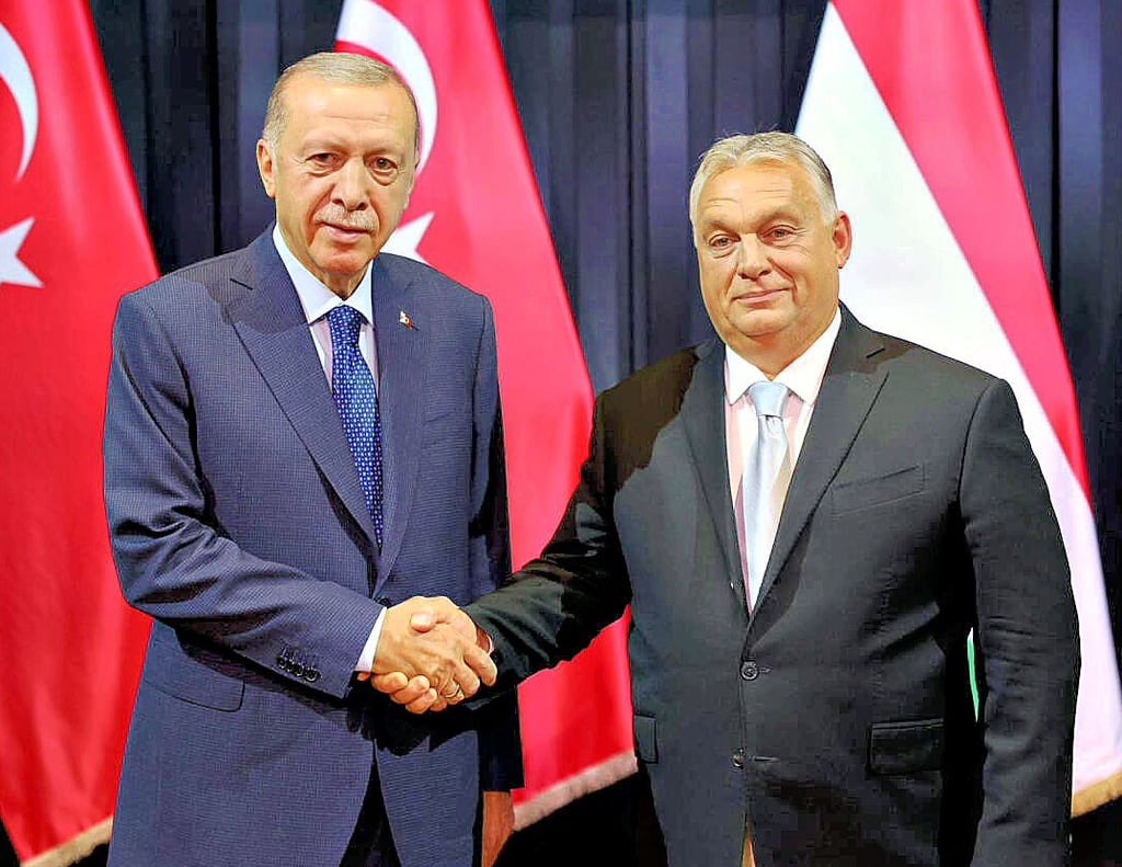 Ungarns Regierungschef Viktor Orban begrüßt am Sonntag den türkischen Präsidenten Recep Tayyip Erdogan in Budapest.
