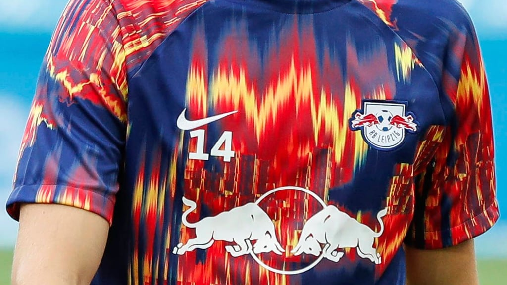 Trikotwerbung auf den Shirts von RB Leipzig