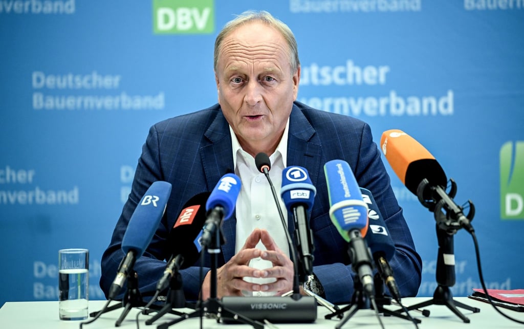 Bauernverbandspräsident Joachim Rukwied nennt die diesjährige Ernte eine „echte Zitterpartie“.