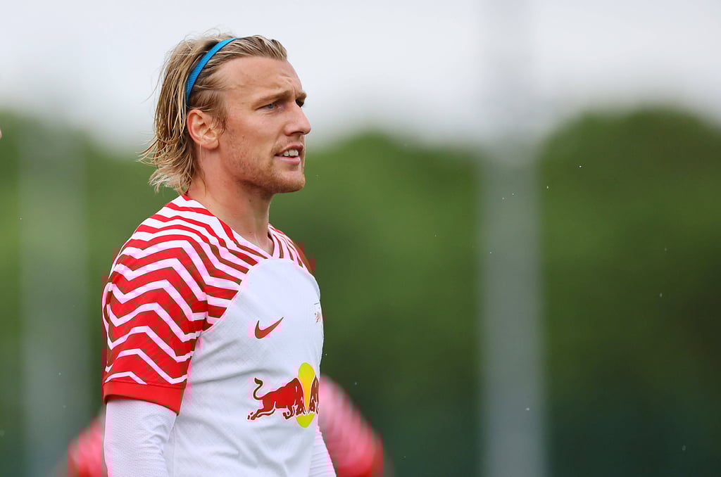 Emil Forsberg im Test gegen Altglienicke.