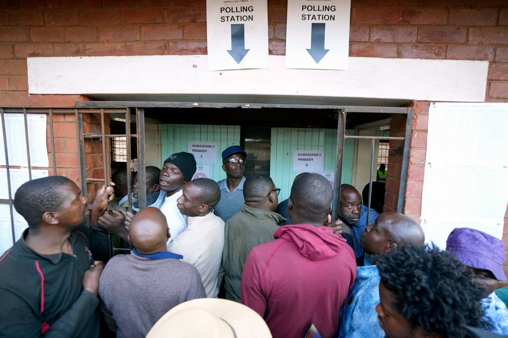 Wahllokal in Harare.