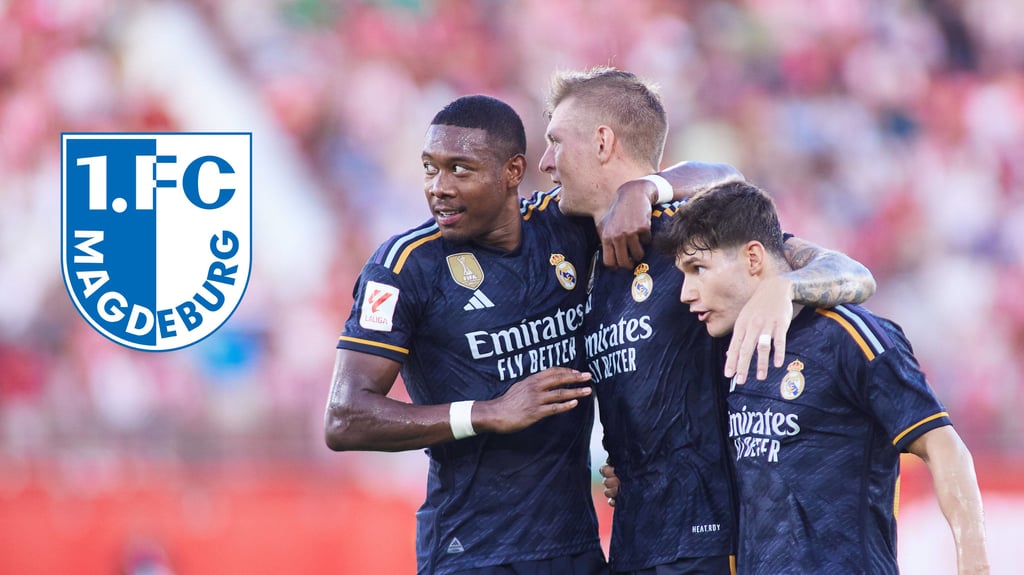 Für Toni Kroos (M.) ist der 1. FC Magdeburg ein Favorit im Aufstiegsrennen der 2. Bundesliga.