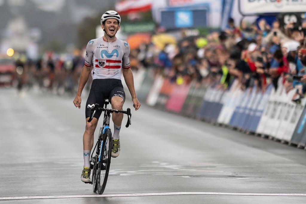 Gregor Mühlberger setzte sich auf der zweiten Etappe der Deutschland Tour durch.