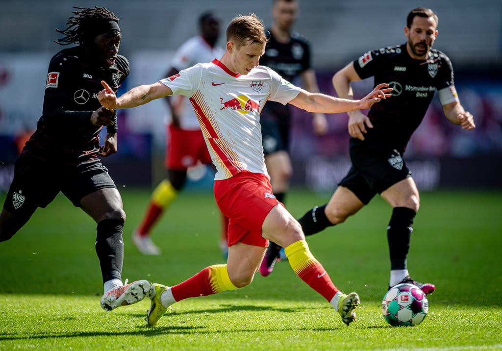 Dani Olmo im Spiel gegen den VfB Stuttgart.