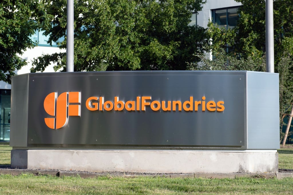 Das Werksgelände des Chiphersteller Globalfoundries (GF) in Dresden.