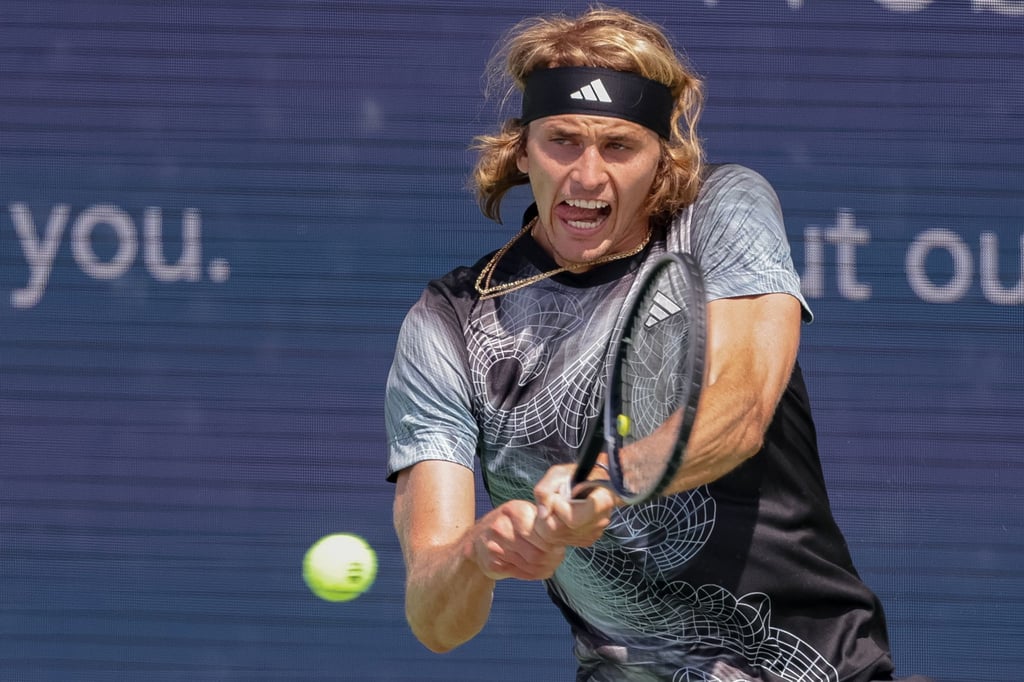 In gute Laune vor dem US-Open-Start: Alexander Zverev.